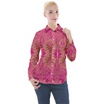 Tondo symmetry Women s Long Sleeve Pocket Shirt