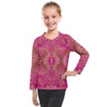 Tondo symmetry Kids  Long Mesh T-Shirt