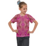 Tondo symmetry Kids  Mesh Piece T-Shirt