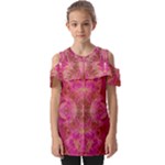 Tondo symmetry Fold Over Open Sleeve Top