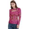 Women s Cut Out Long Sleeve T-Shirt 