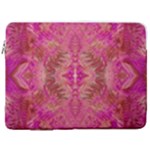 Tondo symmetry 17  Vertical Laptop Sleeve Case With Pocket