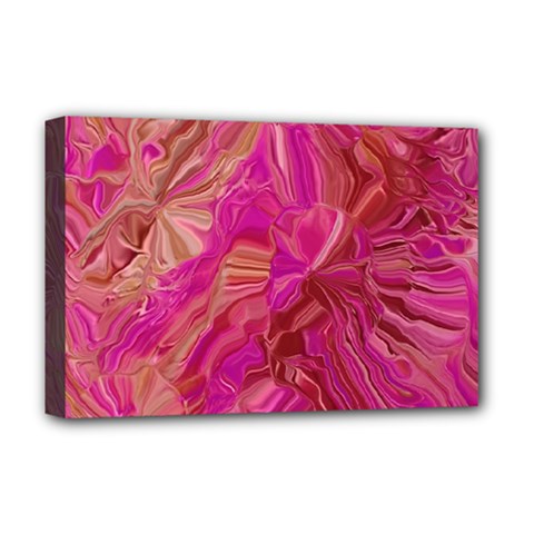 Tondo Wave I Deluxe Canvas 18  x 12  (Stretched) from ArtsNow.com
