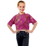  Tondo Wave I Kids Mock Neck T-Shirt