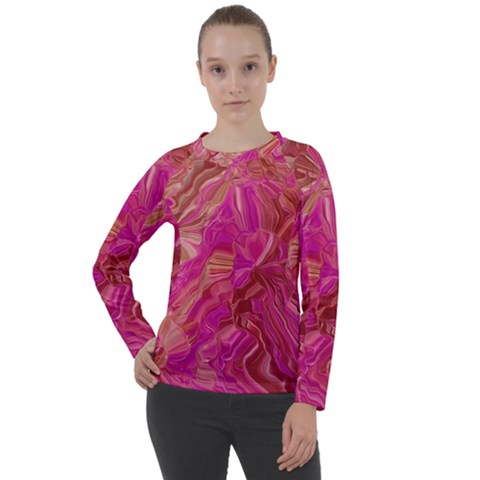 Tondo Wave I Women s Long Sleeve Raglan T