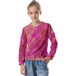  Tondo Wave I Kids  Long Sleeve T-Shirt with Frill 