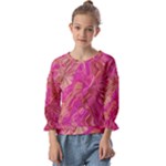  Tondo Wave I Kids  Cuff Sleeve Top
