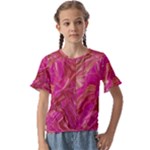  Tondo Wave I Kids  Cuff Sleeve Scrunch Bottom T-Shirt