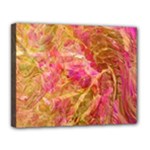 Acid green blend Canvas 14  x 11  (Stretched)