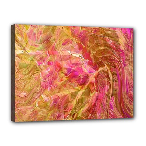 Acid green blend Canvas 16  x 12  (Stretched) from ArtsNow.com