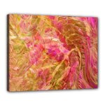 Acid green blend Canvas 20  x 16  (Stretched)
