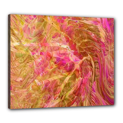 Acid green blend Canvas 24  x 20  (Stretched) from ArtsNow.com