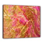 Acid green blend Canvas 24  x 20  (Stretched)