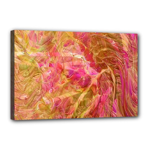 Acid green blend Canvas 18  x 12  (Stretched) from ArtsNow.com