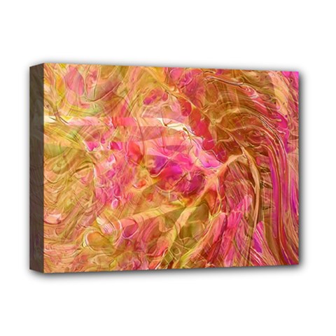 Acid green blend Deluxe Canvas 16  x 12  (Stretched)  from ArtsNow.com