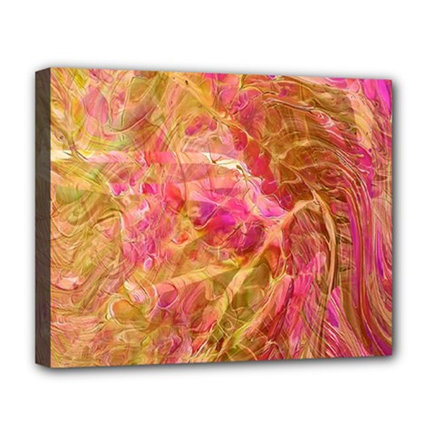 Acid green blend Deluxe Canvas 20  x 16  (Stretched) from ArtsNow.com