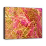 Acid green blend Deluxe Canvas 20  x 16  (Stretched)