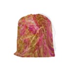 Acid green blend Drawstring Pouch (Large)
