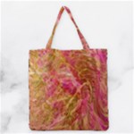 Acid green blend Grocery Tote Bag