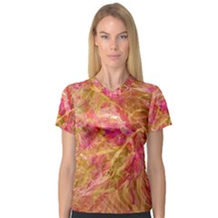 V-Neck Sport Mesh T-Shirt 
