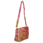 Acid green blend Shoulder Bag with Back Zipper