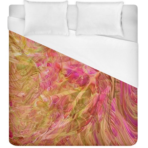 Acid green blend Duvet Cover (King Size) from ArtsNow.com