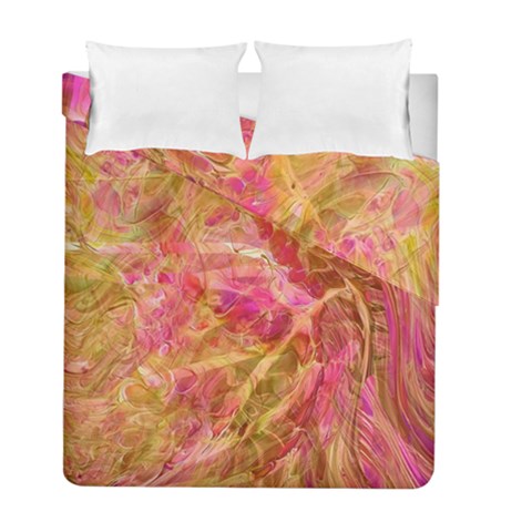 Acid green blend Duvet Cover Double Side (Full/ Double Size) from ArtsNow.com