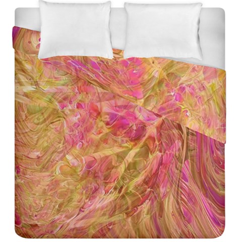 Acid green blend Duvet Cover Double Side (King Size) from ArtsNow.com