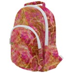 Acid green blend Rounded Multi Pocket Backpack