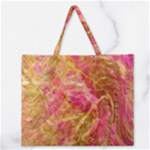 Acid green blend Zipper Large Tote Bag