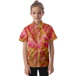 Acid green blend Kids  Short Sleeve Shirt