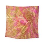 Acid green blend Square Tapestry (Small)