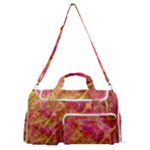 Acid green blend Sports Gym Duffle Bag with Shoe Compartment