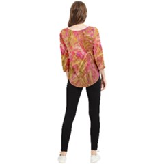 Chiffon Quarter Sleeve Blouse 