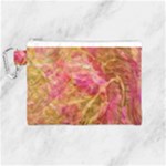 Acid green blend Canvas Cosmetic Bag (Medium)