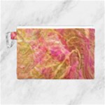 Acid green blend Canvas Cosmetic Bag (Large)