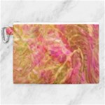 Acid green blend Canvas Cosmetic Bag (XL)