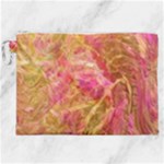 Acid green blend Canvas Cosmetic Bag (XXL)