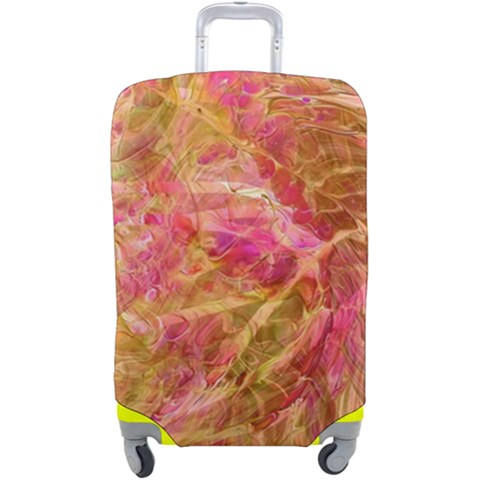 Acid green blend Luggage Cover (Large) from ArtsNow.com