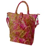 Acid green blend Buckle Top Tote Bag