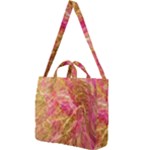Acid green blend Square Shoulder Tote Bag