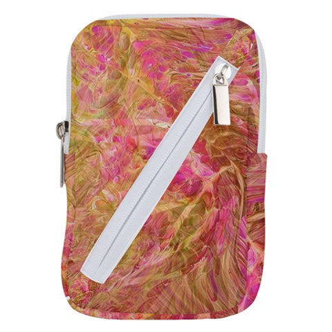 Acid green blend Belt Pouch Bag (Small) from ArtsNow.com