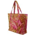 Acid green blend Zip Up Canvas Bag