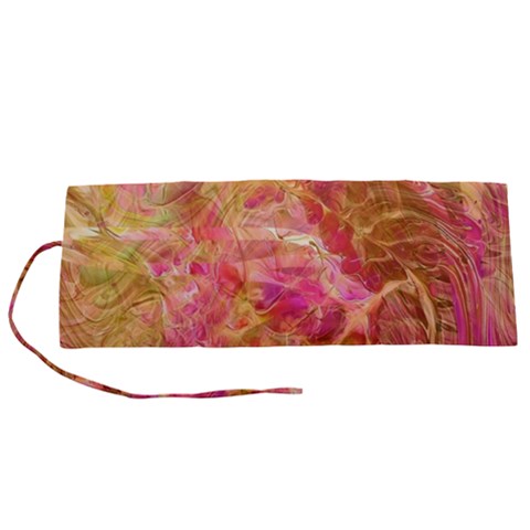 Acid green blend Roll Up Canvas Pencil Holder (S) from ArtsNow.com