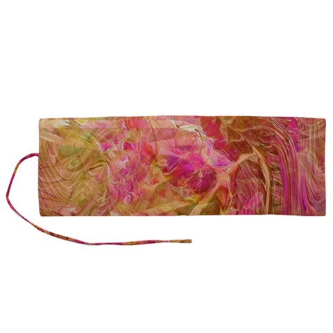 Acid green blend Roll Up Canvas Pencil Holder (M) from ArtsNow.com