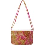 Acid green blend Double Gusset Crossbody Bag