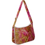 Acid green blend Zip Up Shoulder Bag