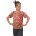 Acid green blend Kids  Mesh Piece T-Shirt