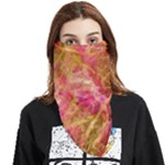 Acid green blend Face Covering Bandana (Triangle)