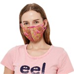 Acid green blend Crease Cloth Face Mask (Adult)